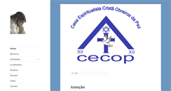 Desktop Screenshot of cecop.org.br
